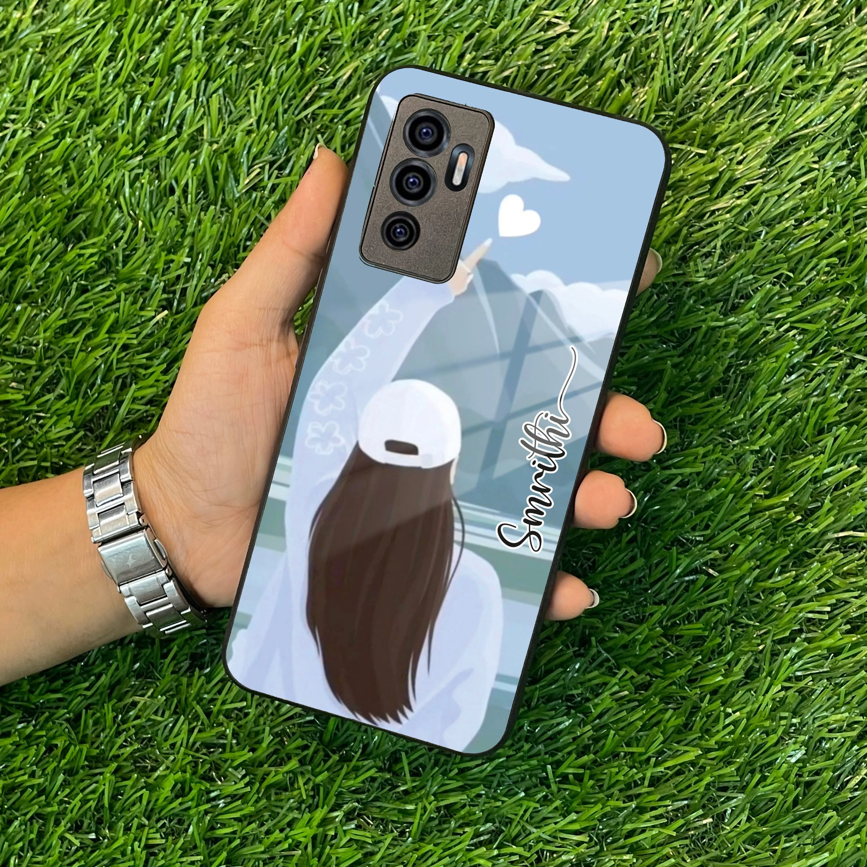 Chasing Dreams Customized Glass Case Cover For Vivo