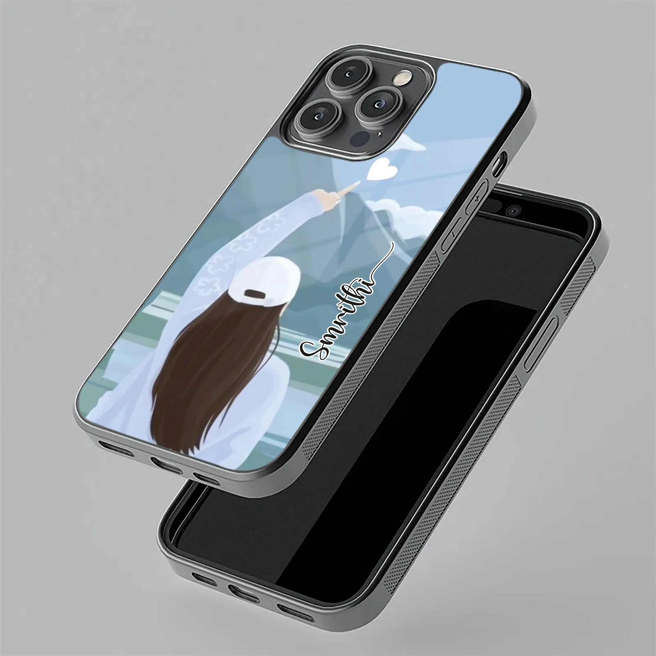 Chasing Dreams Customized Glass Case Cover For Vivo