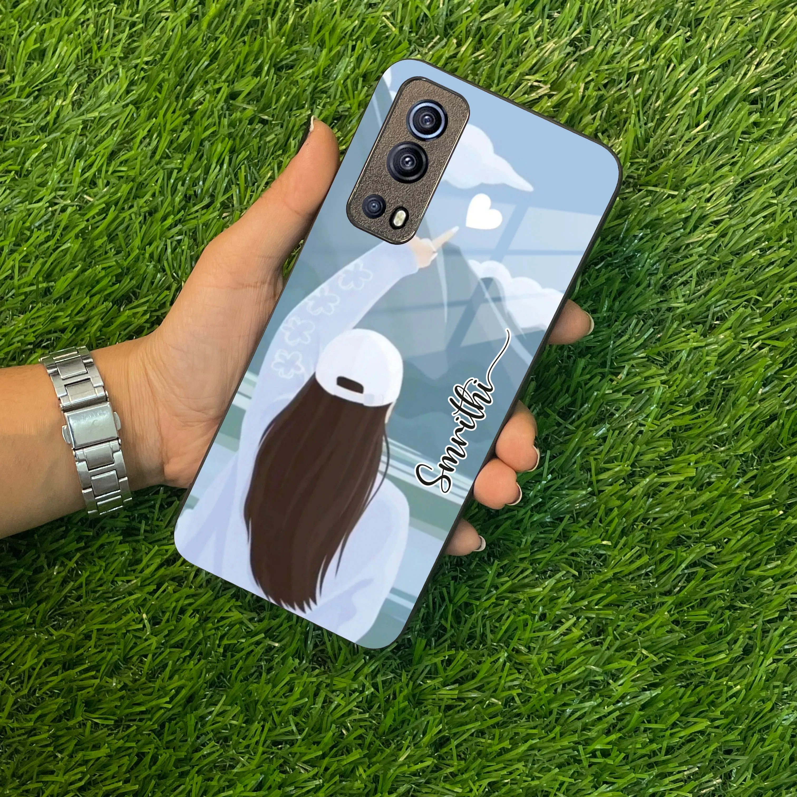 Chasing Dreams Customized Glass Case Cover For Vivo