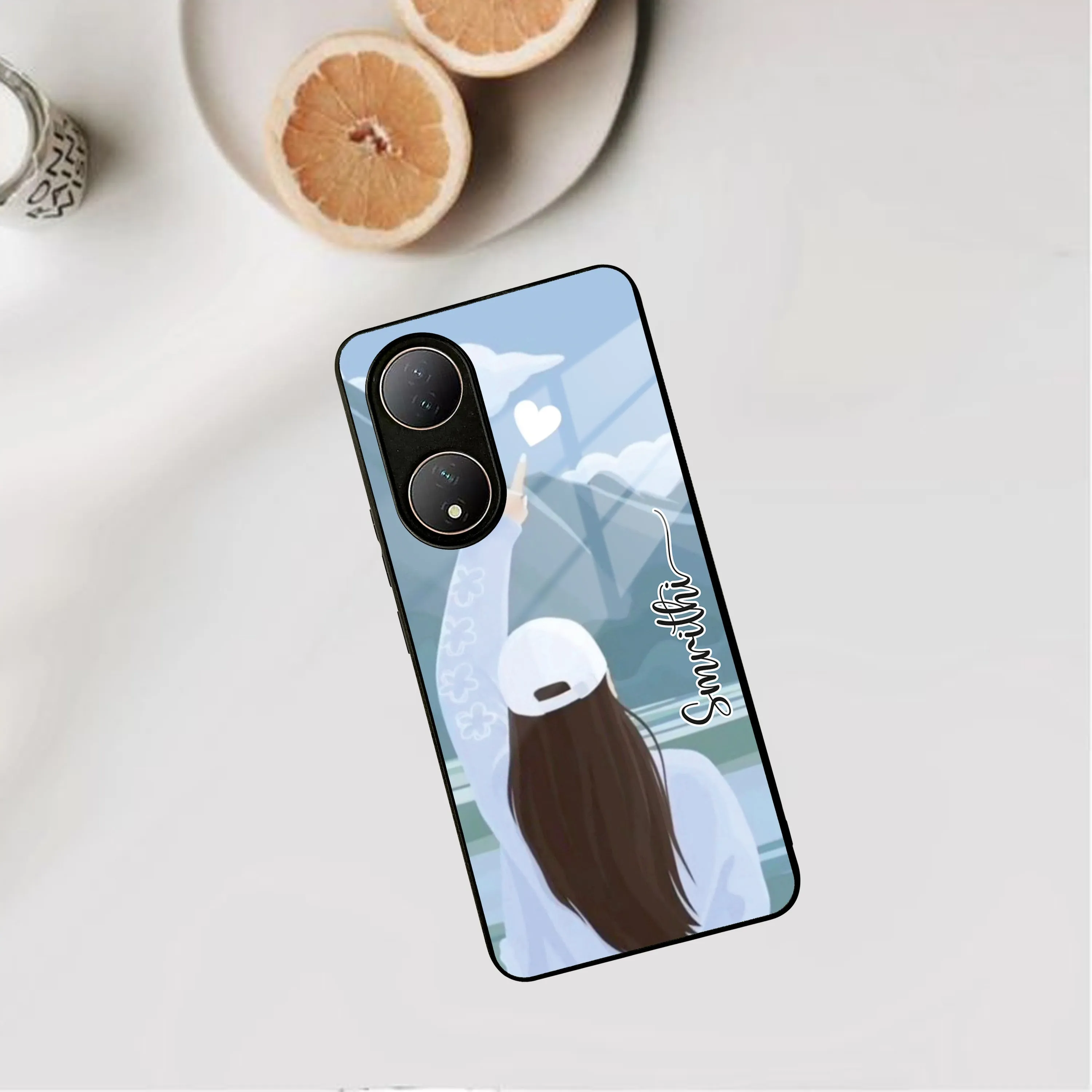 Chasing Dreams Customized Glass Case Cover For Vivo