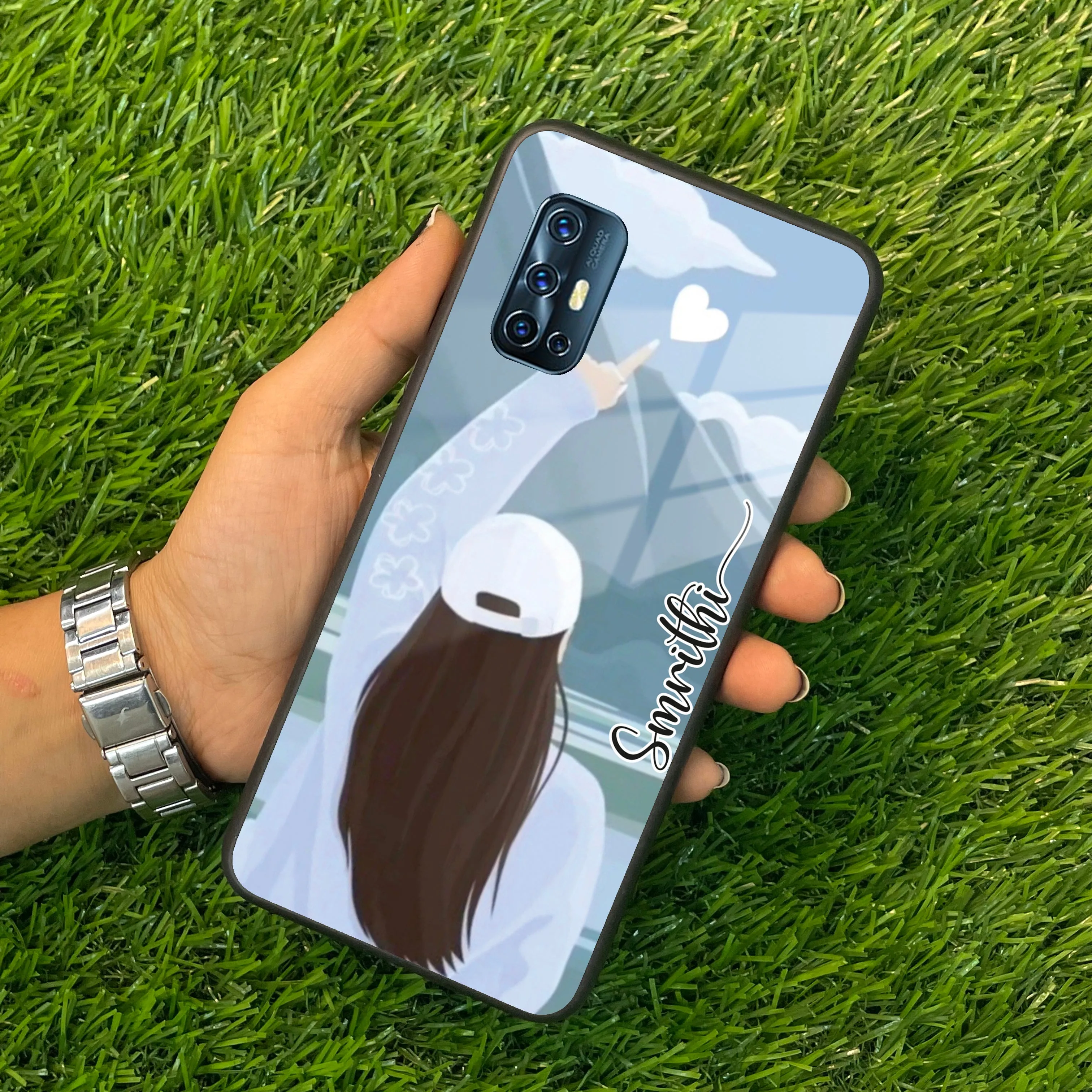 Chasing Dreams Customized Glass Case Cover For Vivo