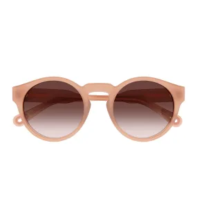 Chloe Women's Brown Round Sunglass