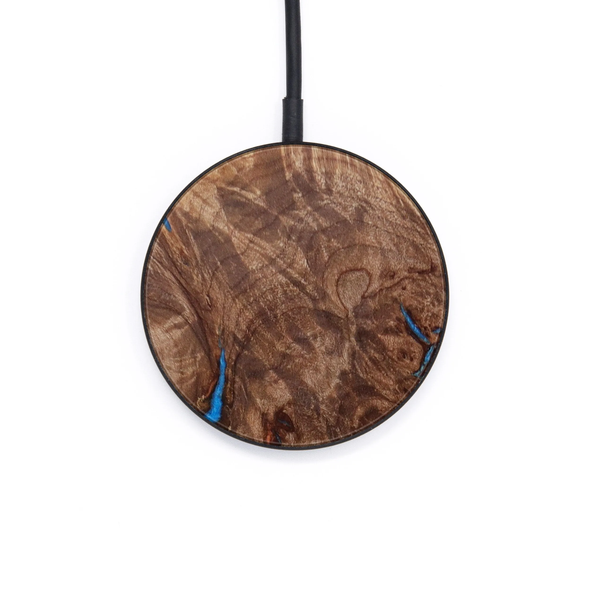 Circle Burl Wood Wireless Charger - Wesley (Maple Burl, 614752)