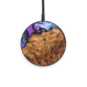 Circle Wood Resin Wireless Charger - Ares (Purple, 632018)