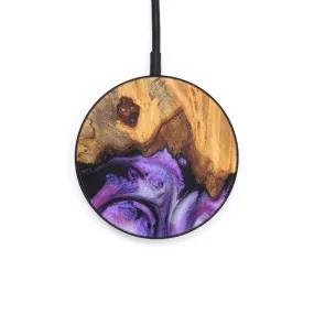 Circle Wood Resin Wireless Charger - Avah (Purple, 630140)