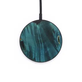 Circle Wood Resin Wireless Charger - Axel (Pure Black, 690809)