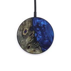 Circle Wood Resin Wireless Charger - Bambi (Dark Blue, 567299)