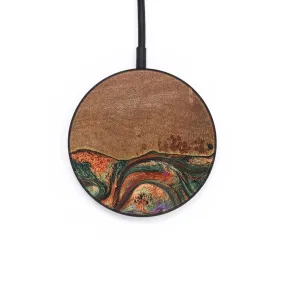 Circle Wood Resin Wireless Charger - Chase (Green, 689894)