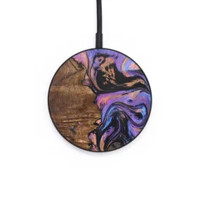 Circle Wood Resin Wireless Charger - Daxton (Purple, 703298)