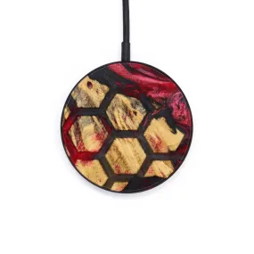 Circle Wood Resin Wireless Charger - Derrick (Pattern, 622839)