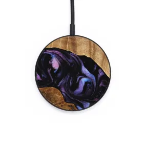 Circle Wood Wireless Charger - Dermot (Purple, 739723)