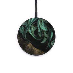 Circle Wood Wireless Charger - Margery (Green, 737056)