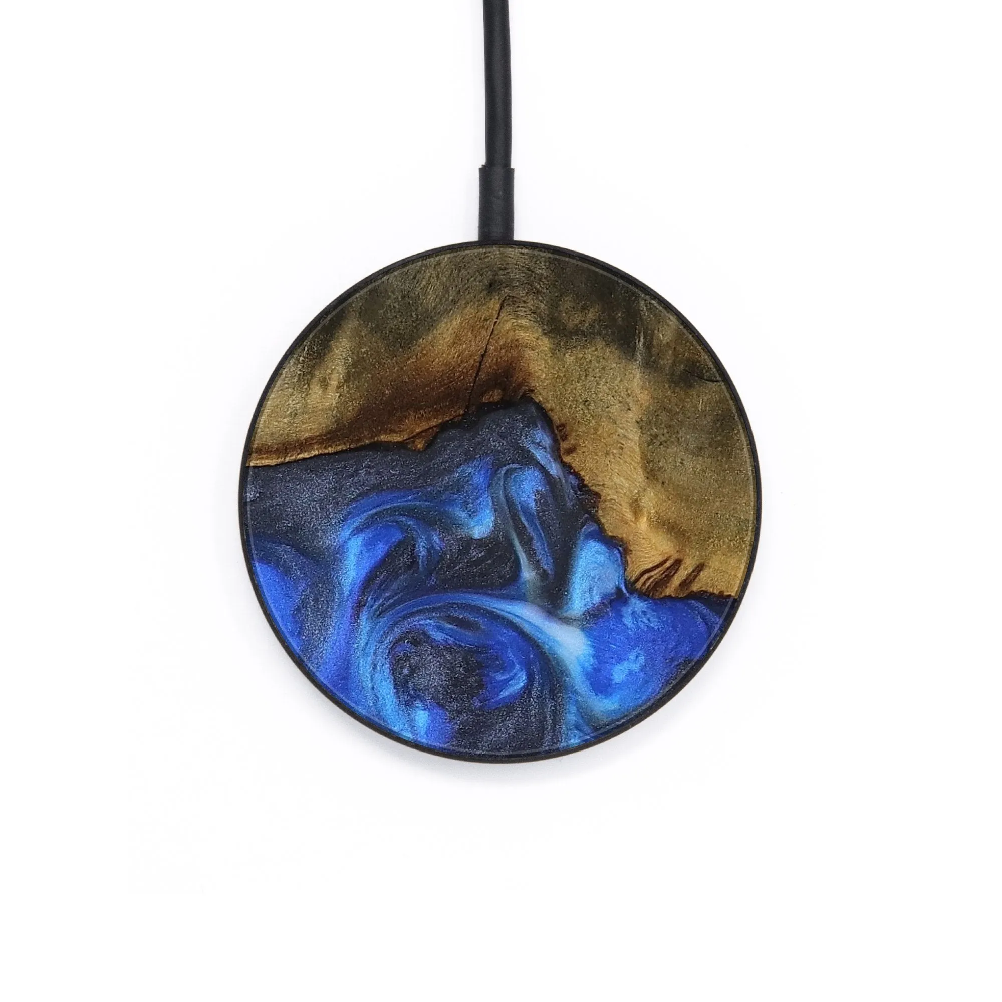 Circle Wood Wireless Charger - Otto (Blue, 737411)