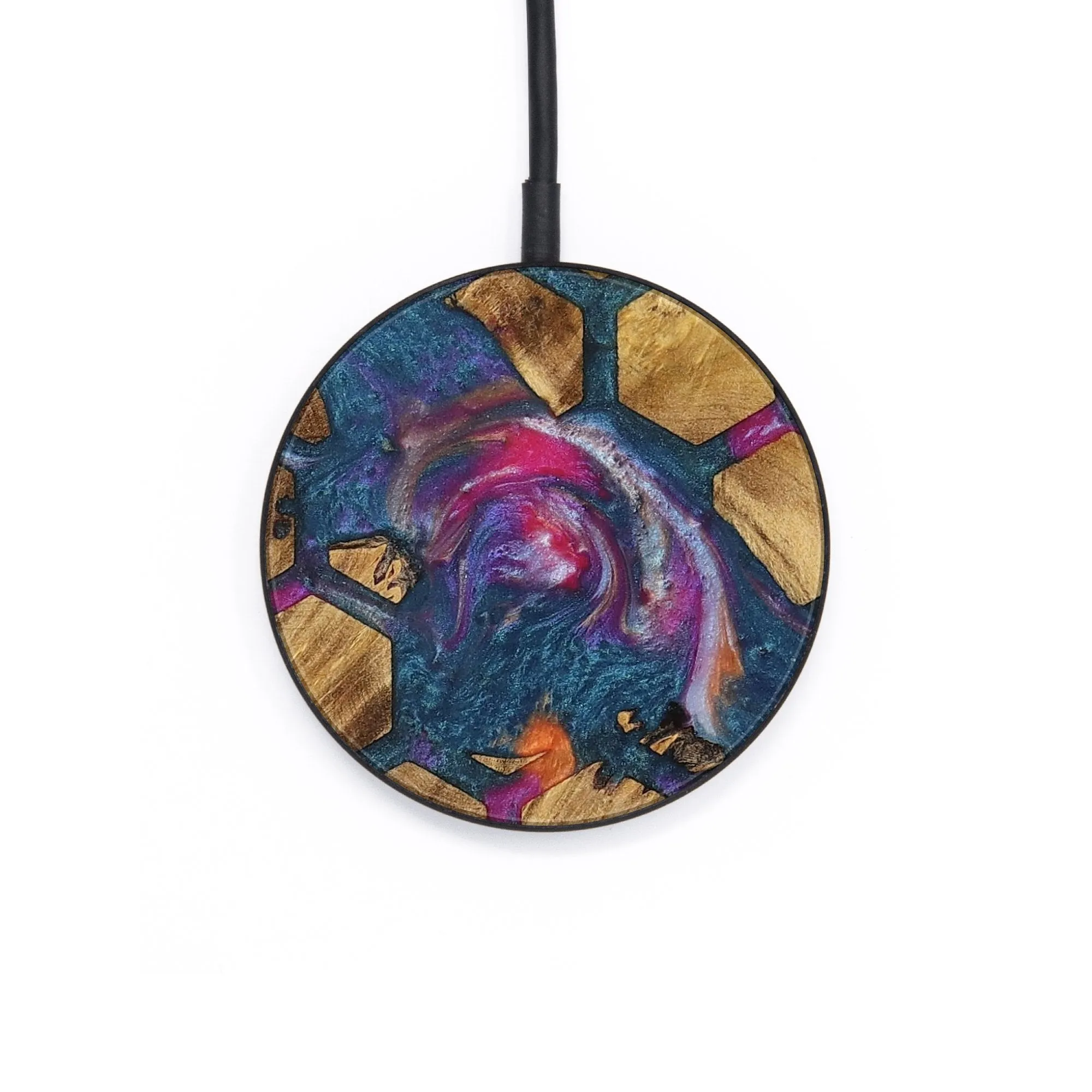 Circle Wood Wireless Charger - Sherline (Pattern, 728109)