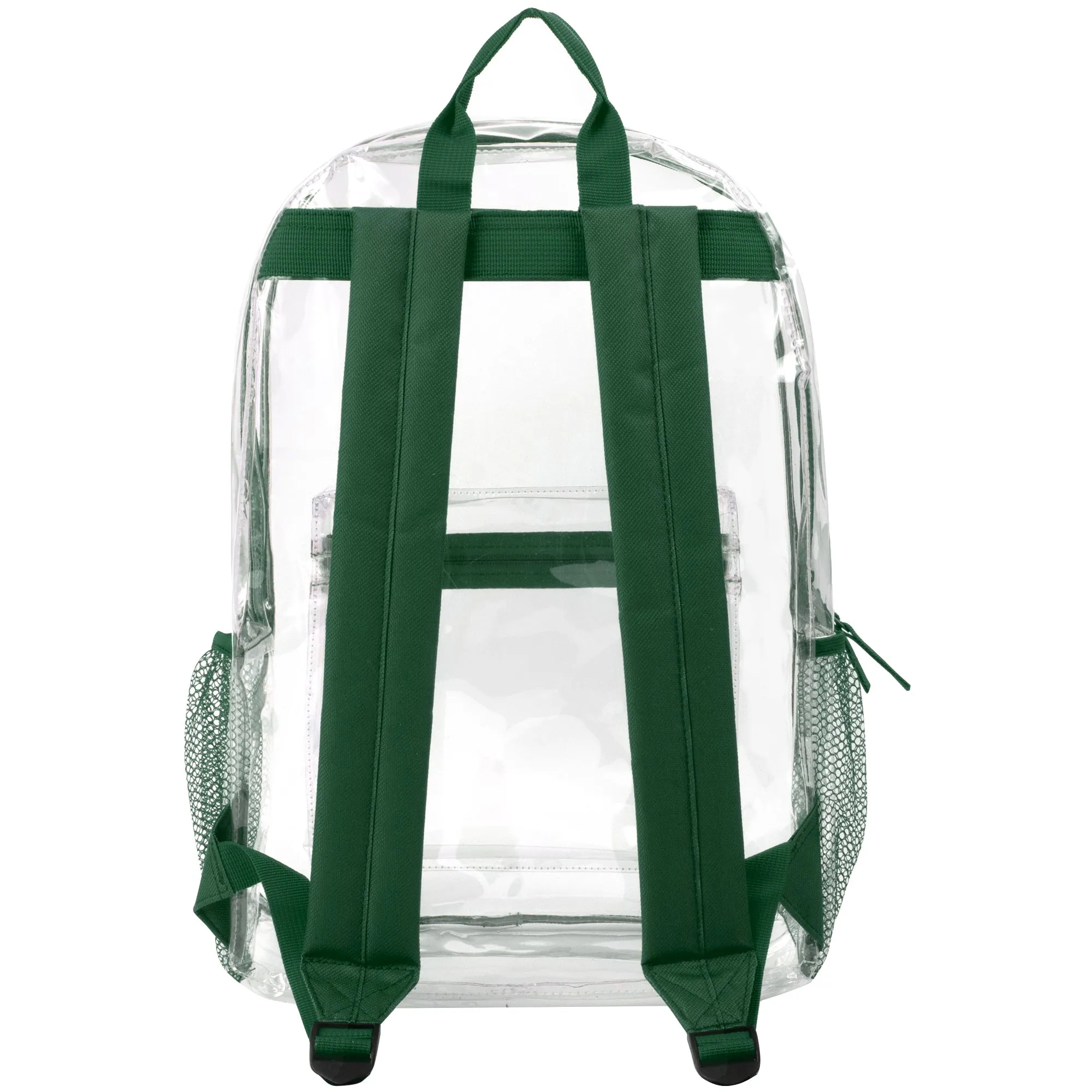 Classic 17 Inch Clear Backpack - Green