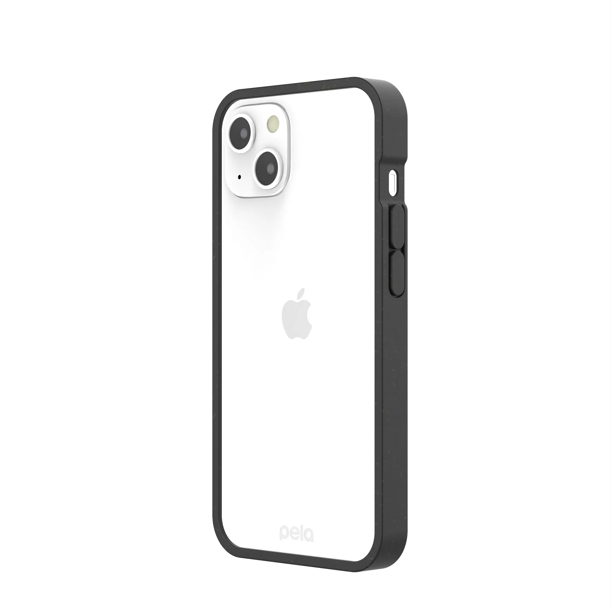 Clear iPhone 13 Case with Black Ridge