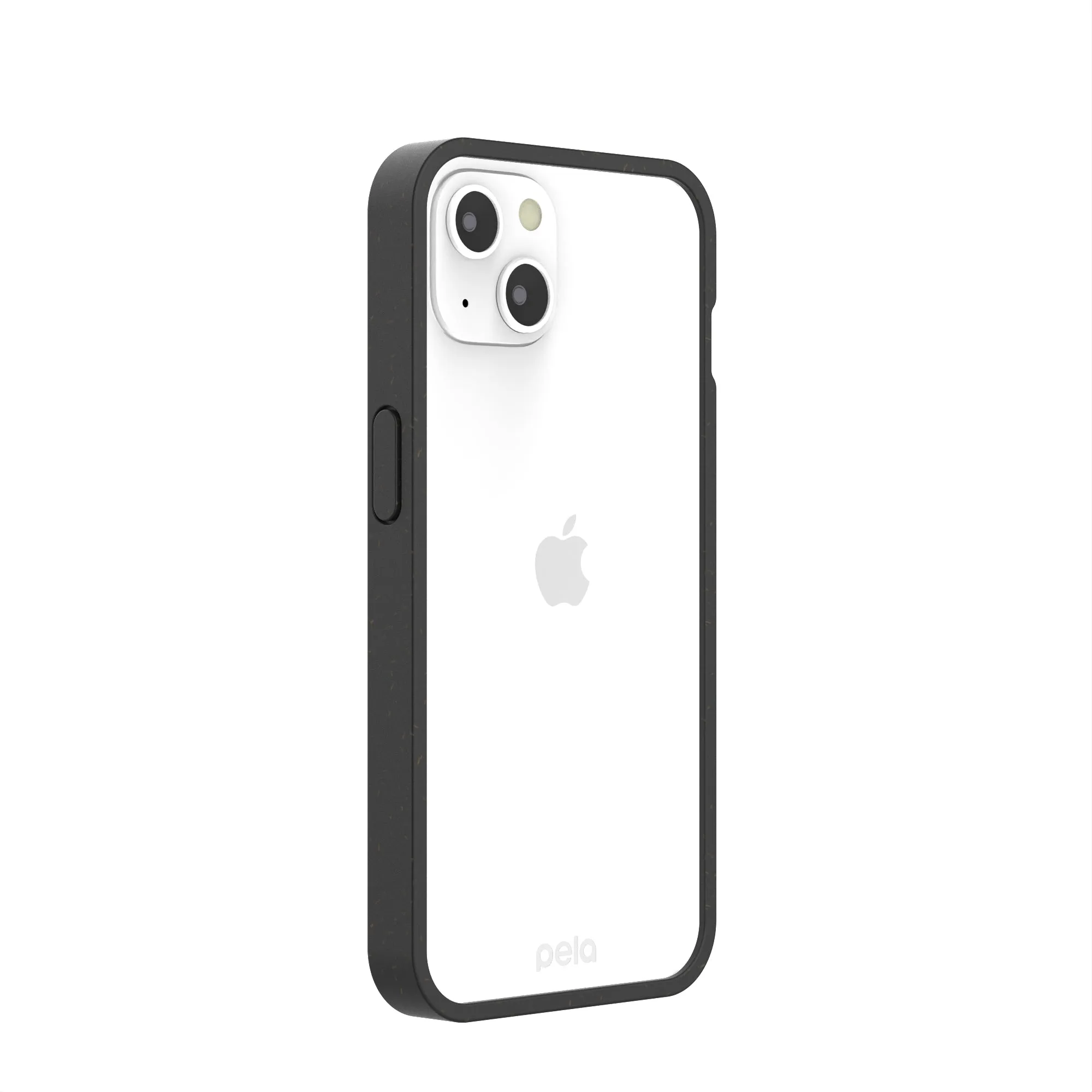 Clear iPhone 13 Case with Black Ridge