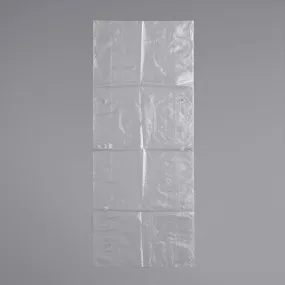 Clear Poly Food Bag Vented 8" x 4" x 15" - 1000/Case