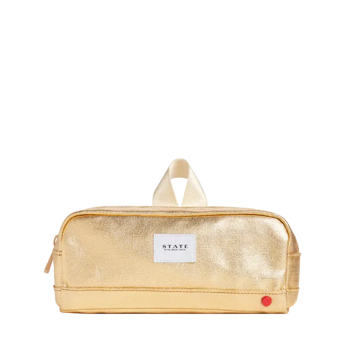 Clinton Pencil Case - Gold