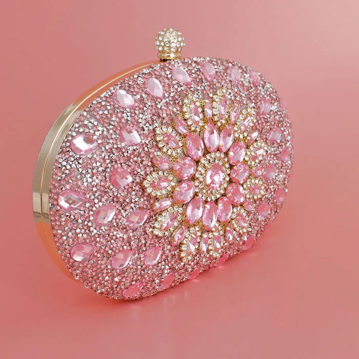 Clutch Crystal Hard Case Bag for Women