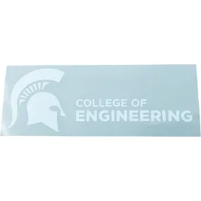 College of Engineering Die Cut Decal