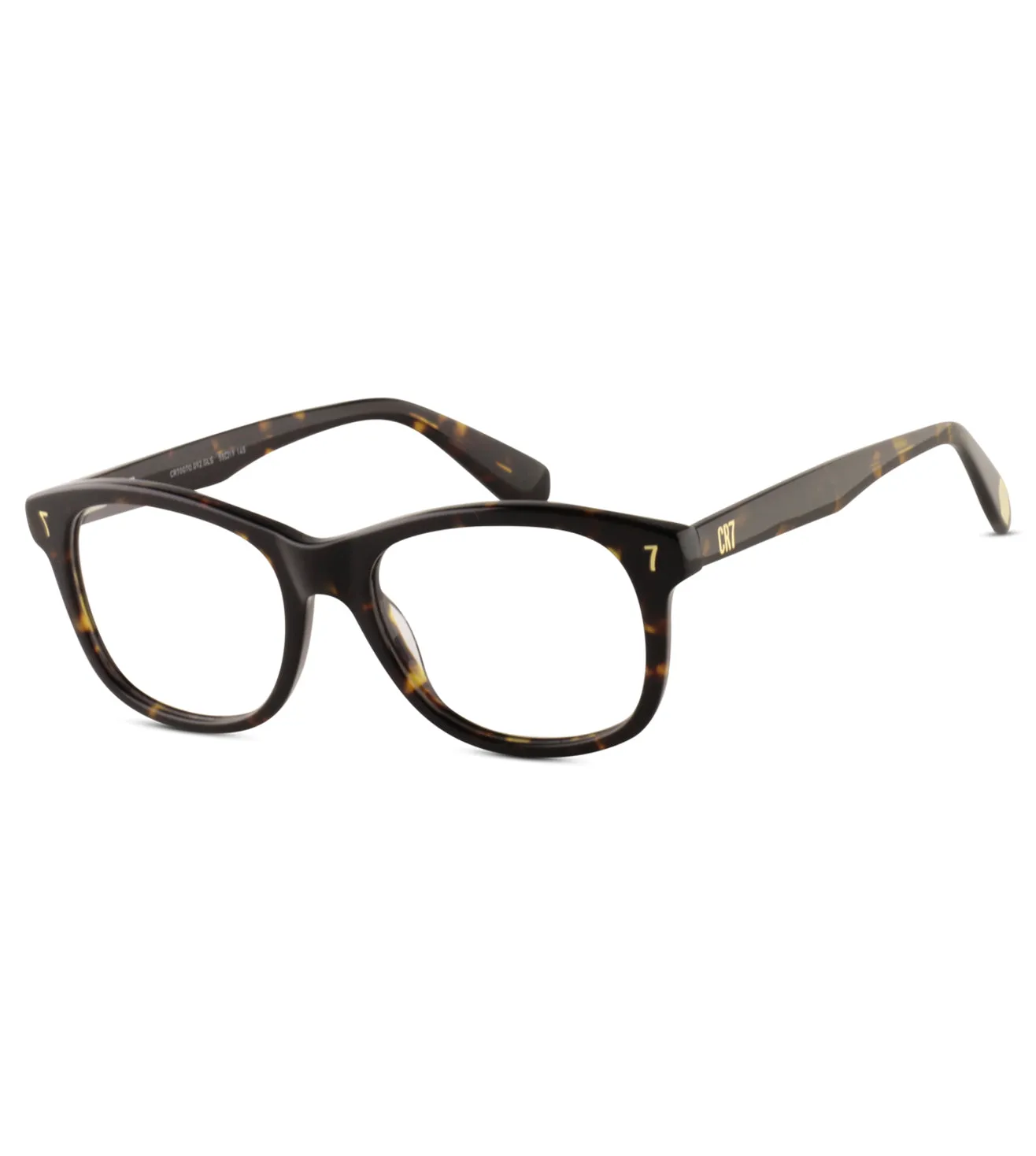 CR7 Unisex Tortoise Acetate Round Optical Frame