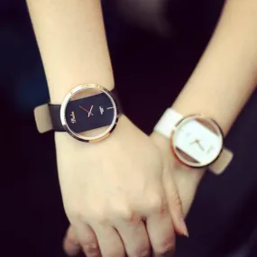 Creative Fashion Transparent Hollow Couple Watch