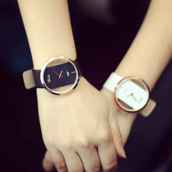 Creative Fashion Transparent Hollow Couple Watch