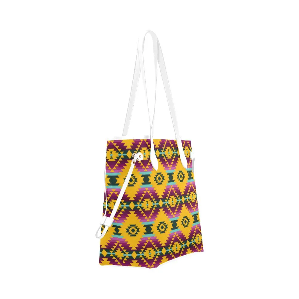 Cree Confederacy Summer Gathering Clover Canvas Tote Bag