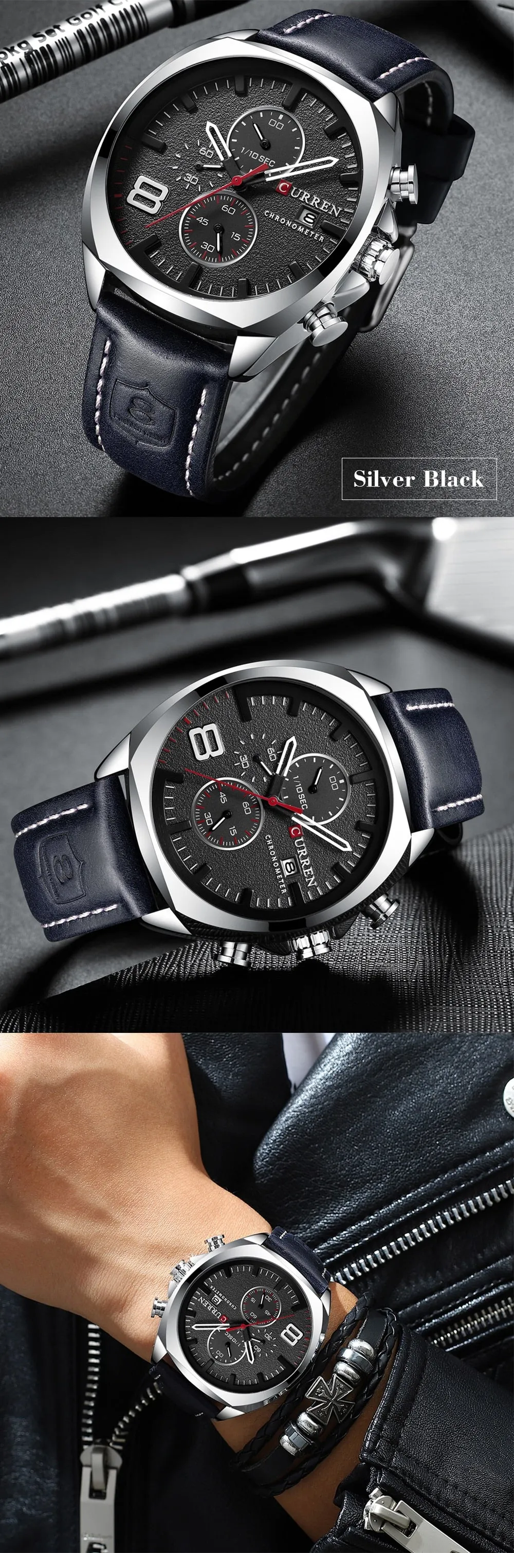 CURREN  Analog Multifunction Wrist Watch