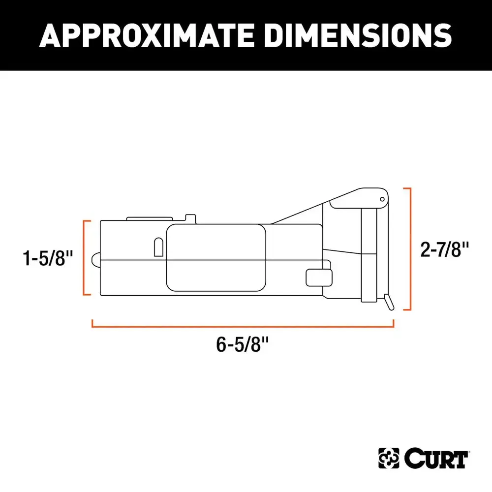 Curt 51180 Echo Mobile Trailer Brake Controller, 7-Way, Bluetooth® Smartphone Connection