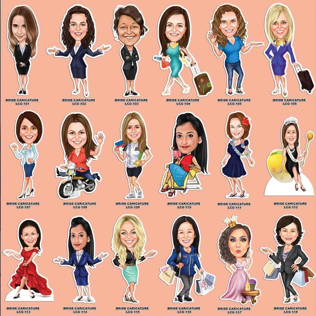 Customized Caricature Photo Stand