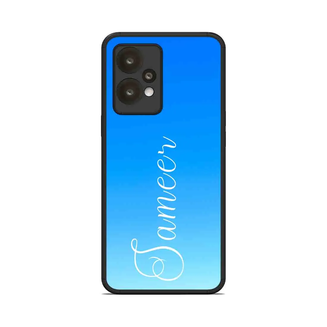 Customized Oneplus Nord CE2 Lite Cover with Name Sky Blue Phone Case - Blue Sea