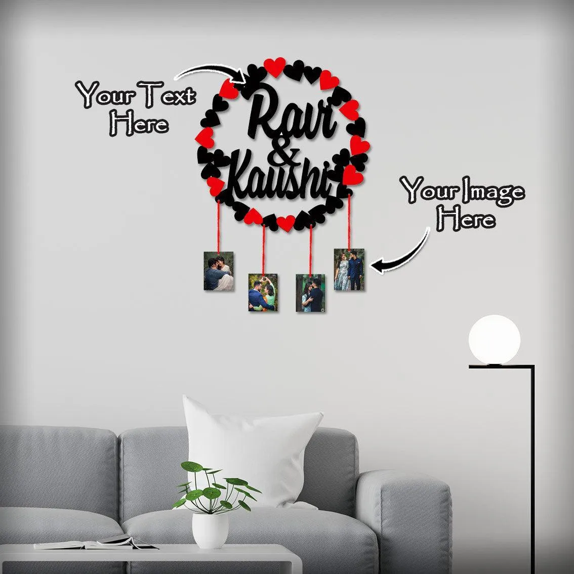 Customized Photo Hanging Wall Hanger