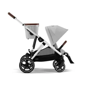 Cybex Gazelle S 2 Stroller - Silver Frame/Lava Grey Seat