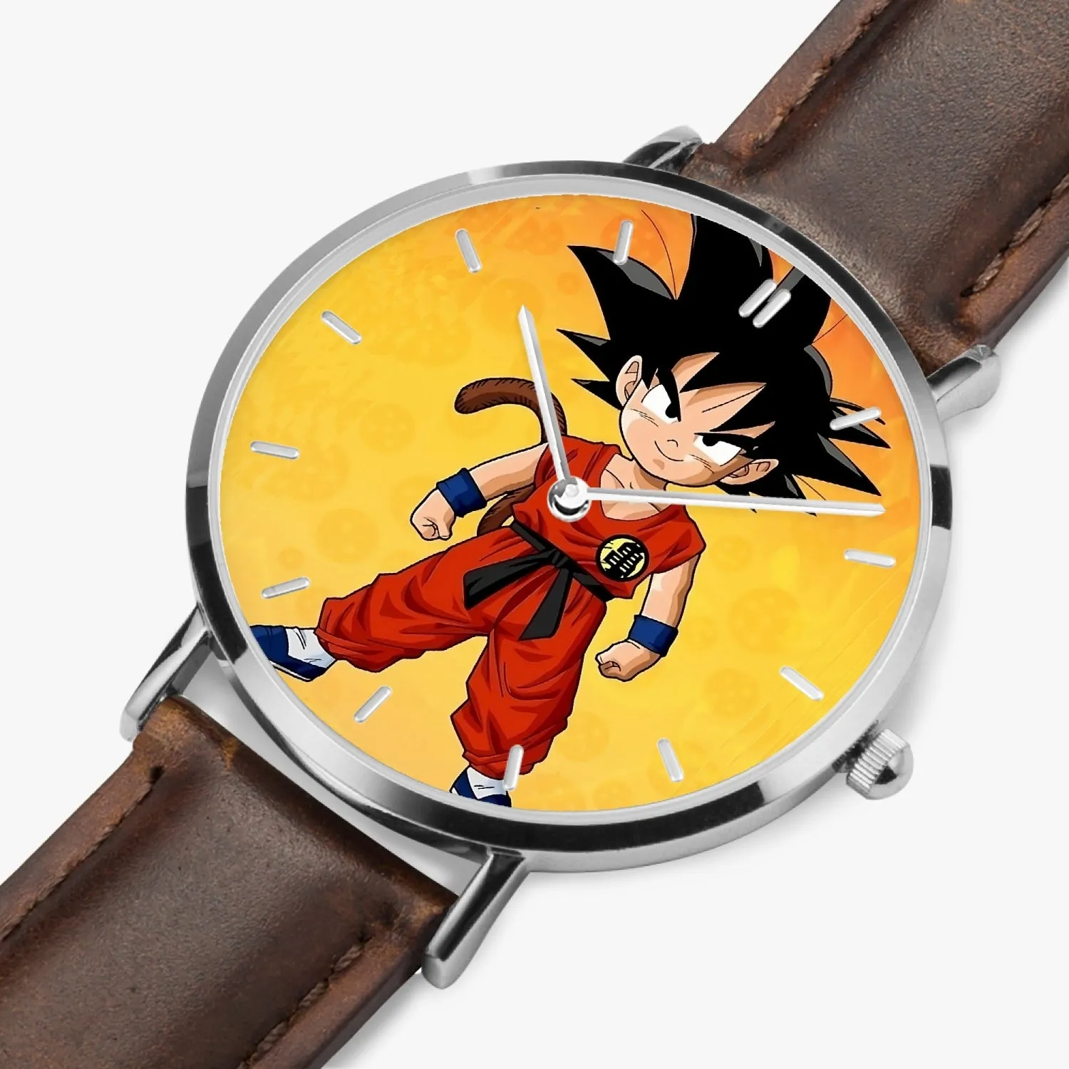 DBZ-Store Cute Young Kid Goku Yellow Graphic Watch