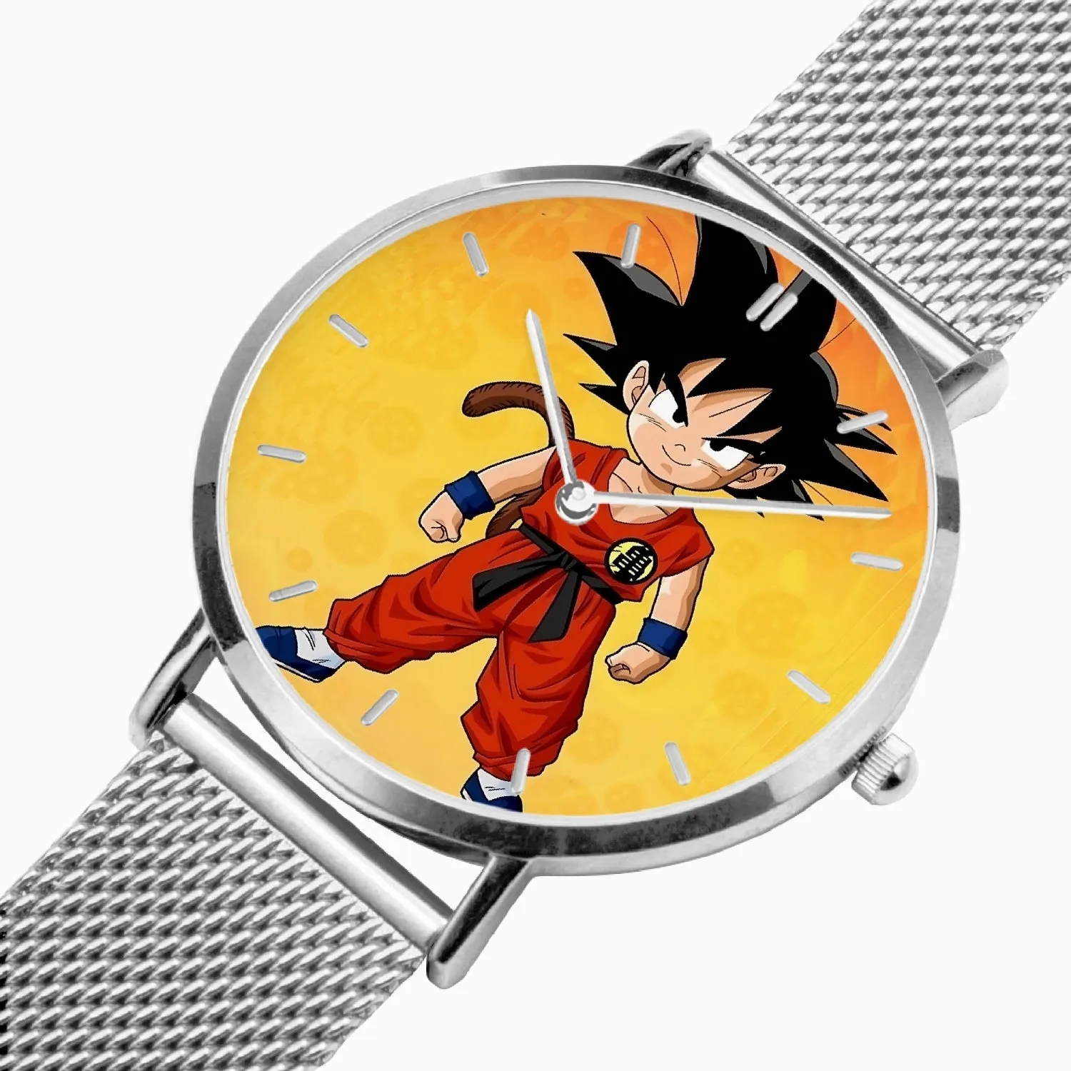 DBZ-Store Cute Young Kid Goku Yellow Graphic Watch