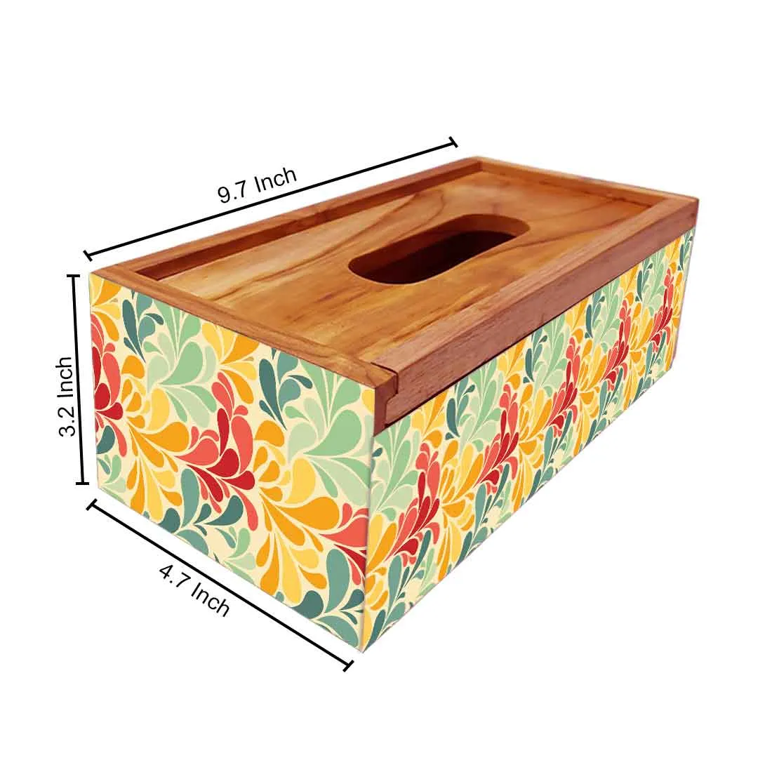 Designer Wooden Tissue Box Holder for Car Office