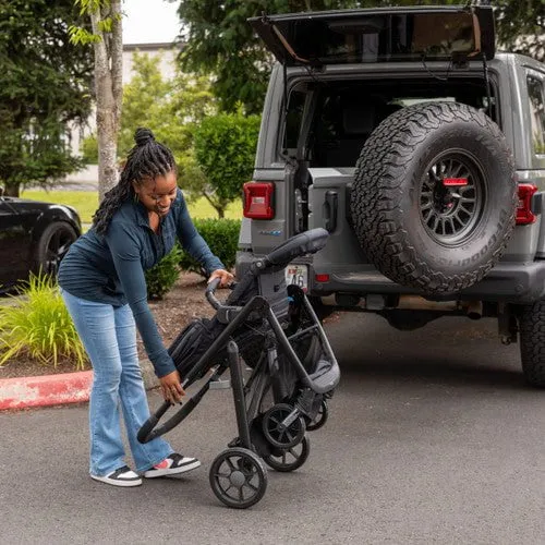 Diono - Quantum 4 3-in-1 Travel System with LiteClik®30 R SafePlus™ Infant Car Seat and Base - Black