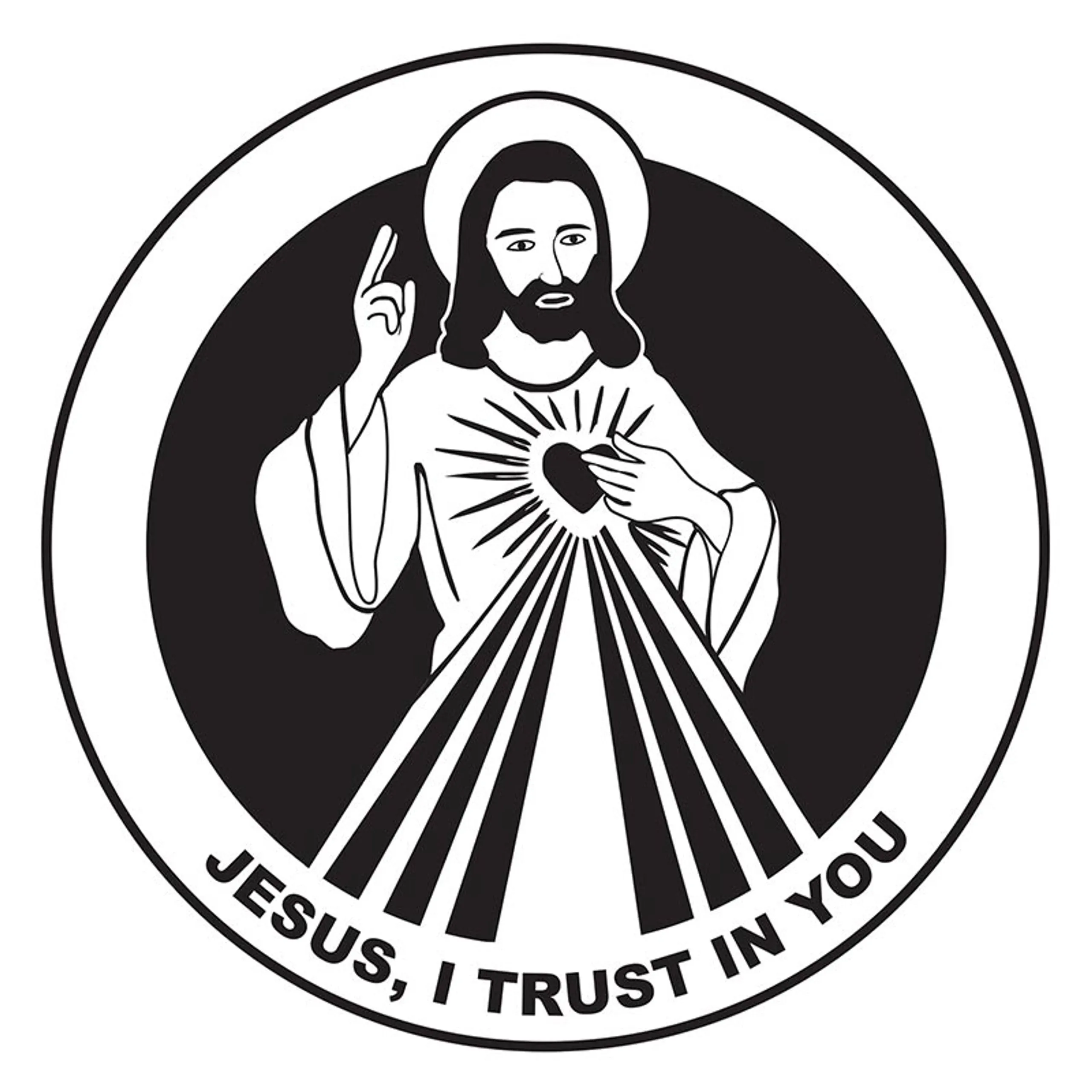 Divine Mercy Auto Decal