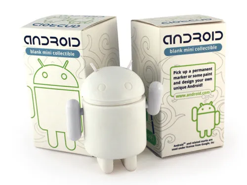 DIY Android 3" Minifigure - White Edition