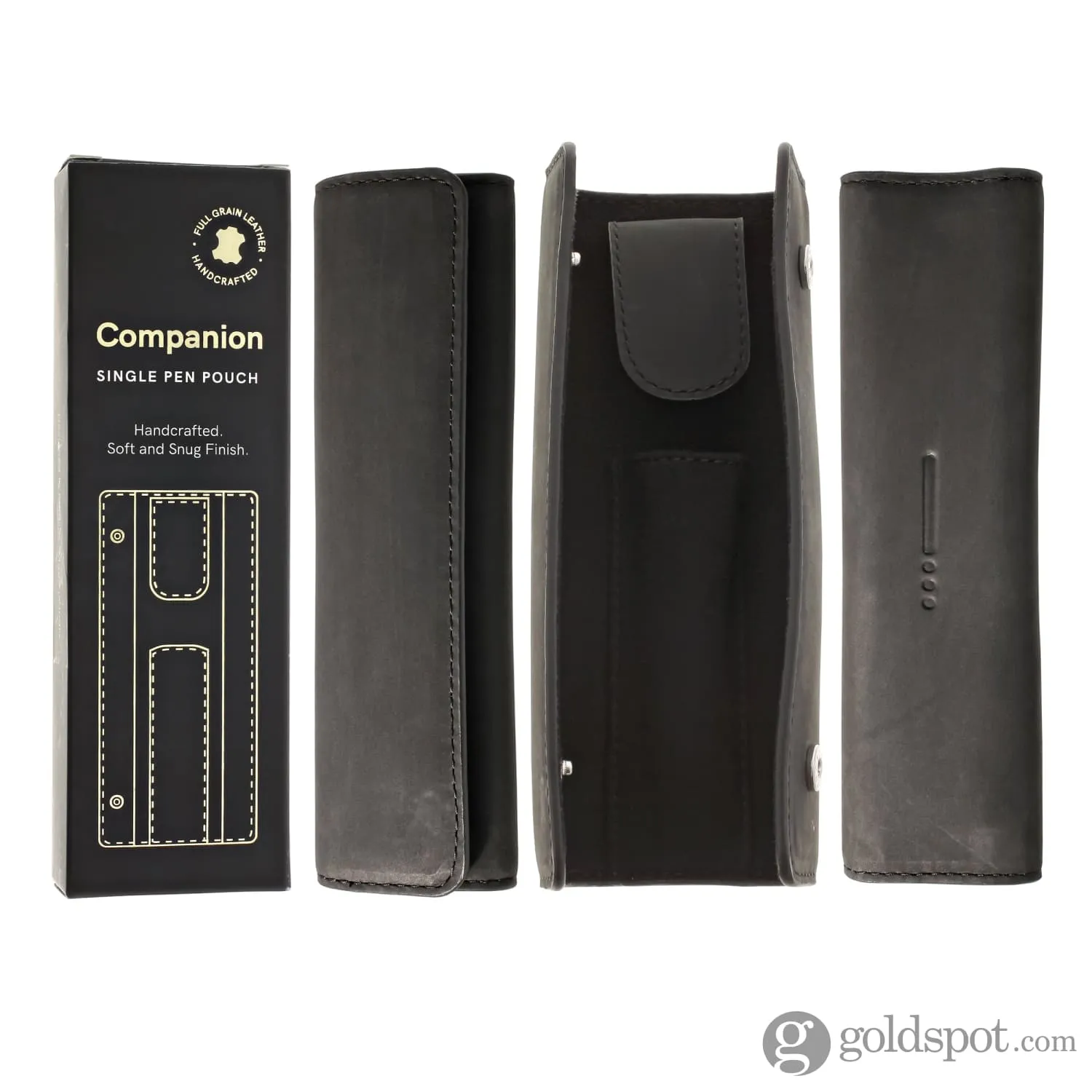 Endless Companion Leather in Black 1 Pen Pouch