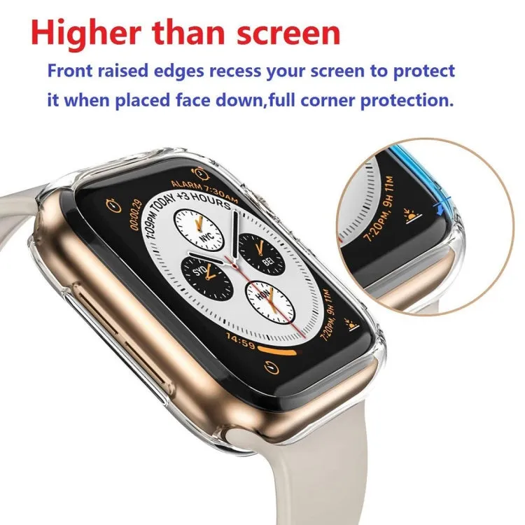 ENKAY Hat-Prince 2 in 1 TPU Semi-clad Protective Shell   3D Full Screen PET Curved Heat Bending HD Screen Protector for Apple Watch Series 4 40mm