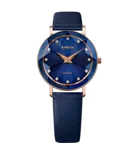 Facet Swiss Ladies Watch Rose Blue J5.608.M