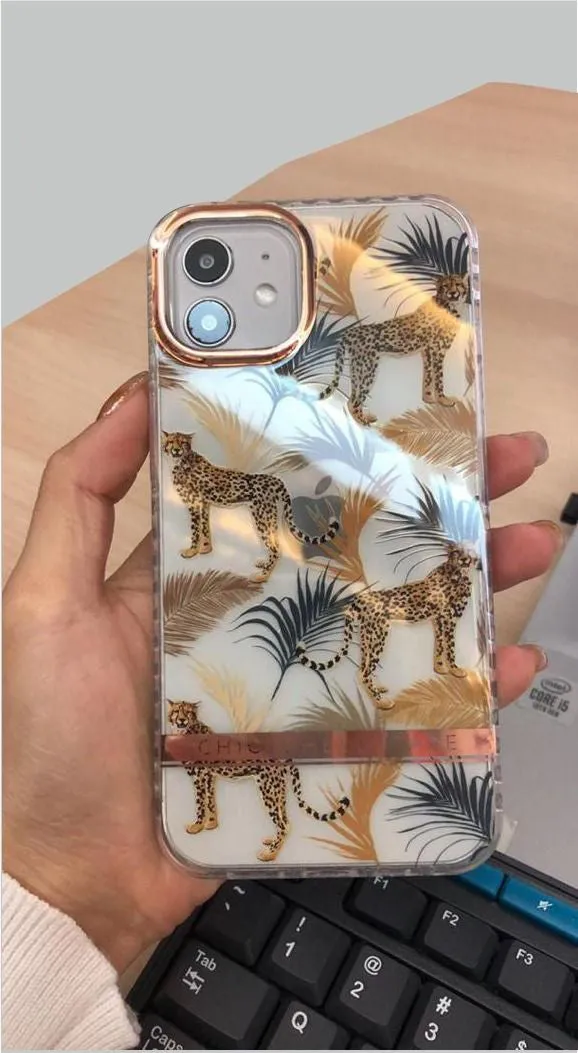 Fashion Flower Print Hard Case For Realme