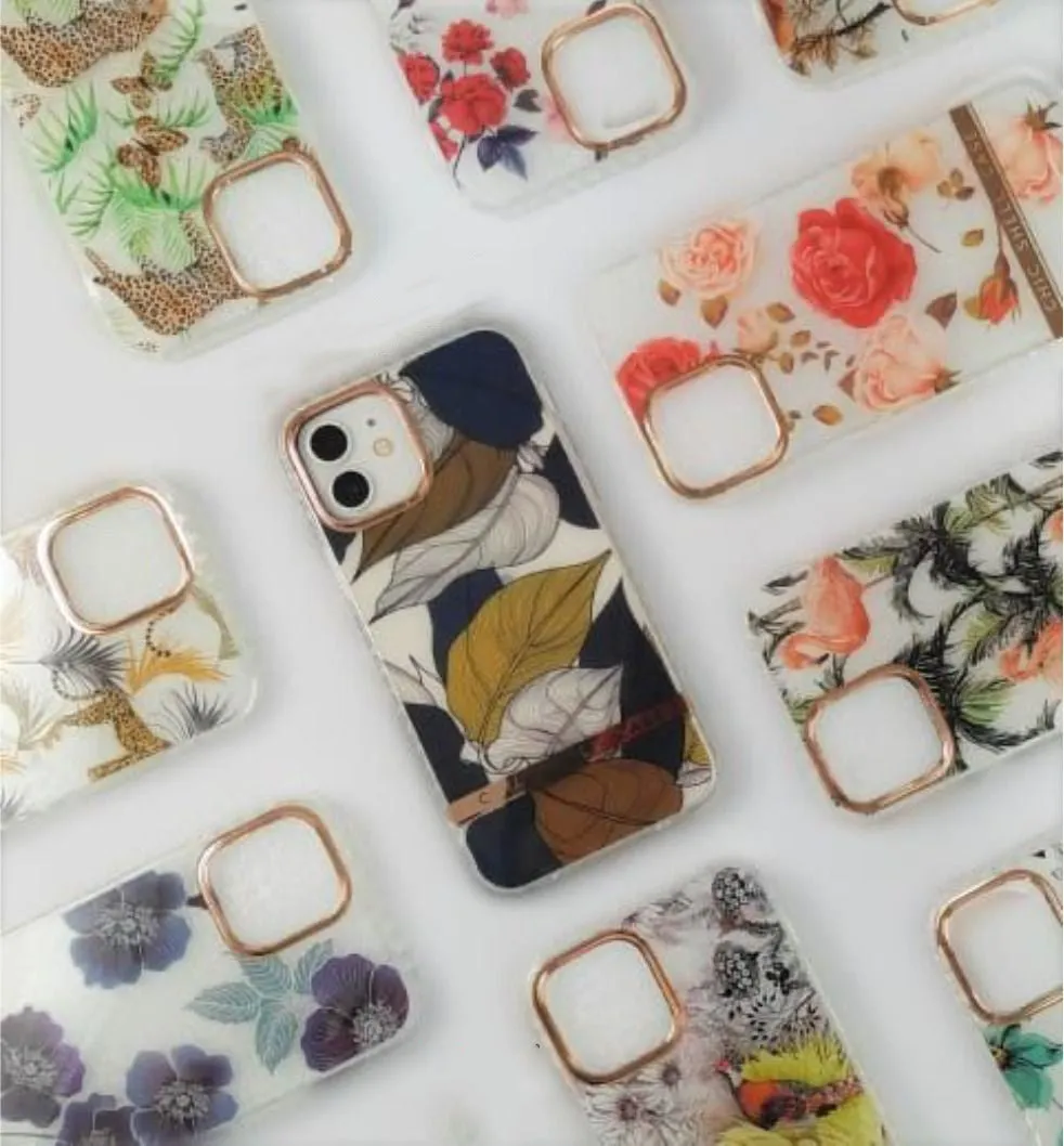 Fashion Flower Print Hard Case For Realme