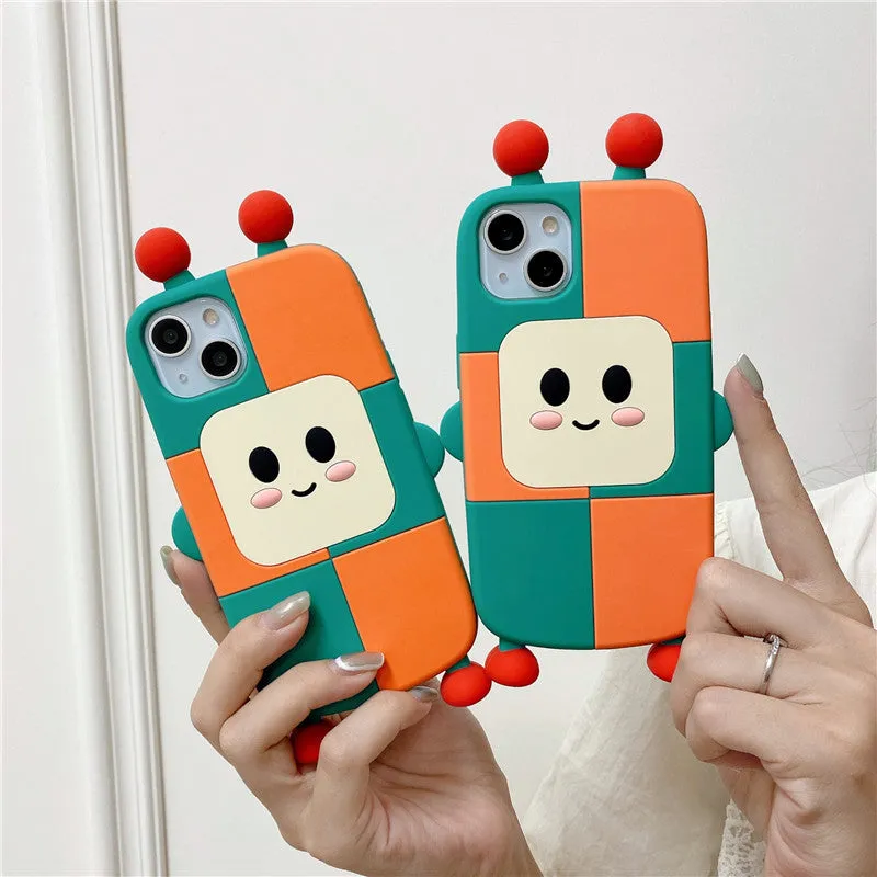 Fashion Personality Robot Silicone Phone Shell