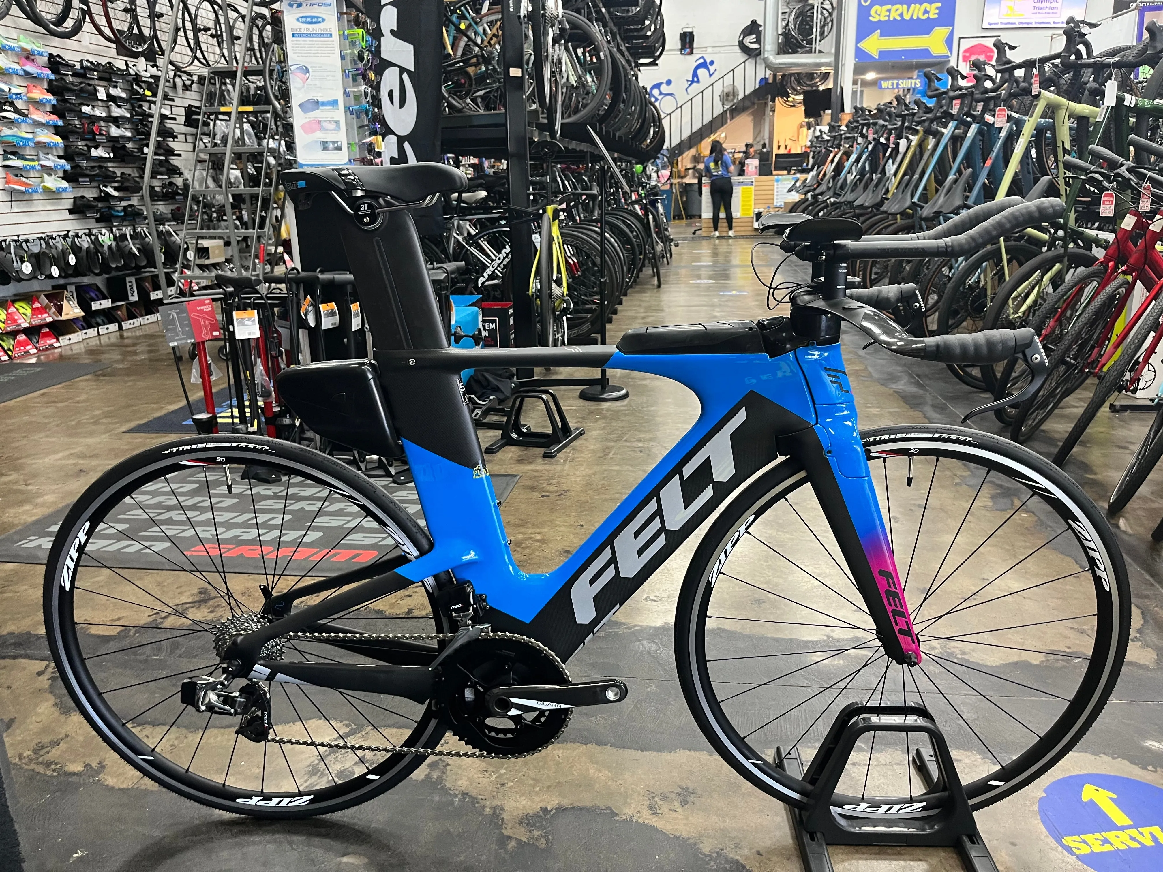 Felt IA 2 SRAM Red eTap 11 Speed - Carbon/Blue 2018