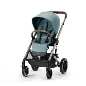 (Floor Model) Balios S Lux 2 Stroller - Taupe   Sky Blue Seat Pack