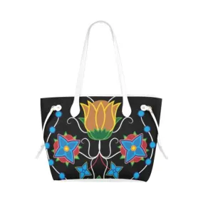 Floral Beadwork-02 Clover Canvas Tote Bag